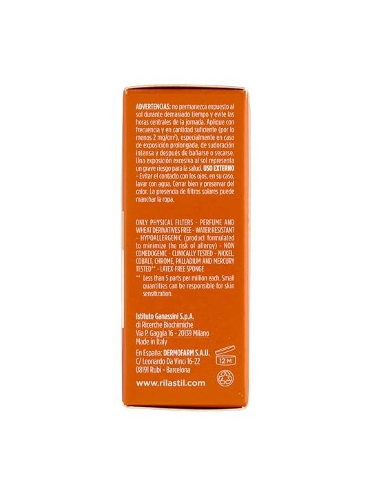 Rilastil SUN SYSTEM SPF50 crema compatta dorata donna