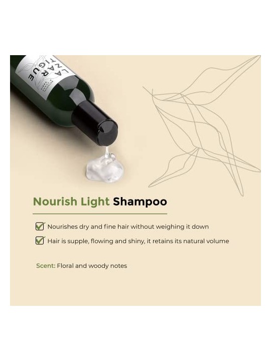 Lazartigue Nourish-Light Shampoo Vegano per Capelli Nutriente 250ml