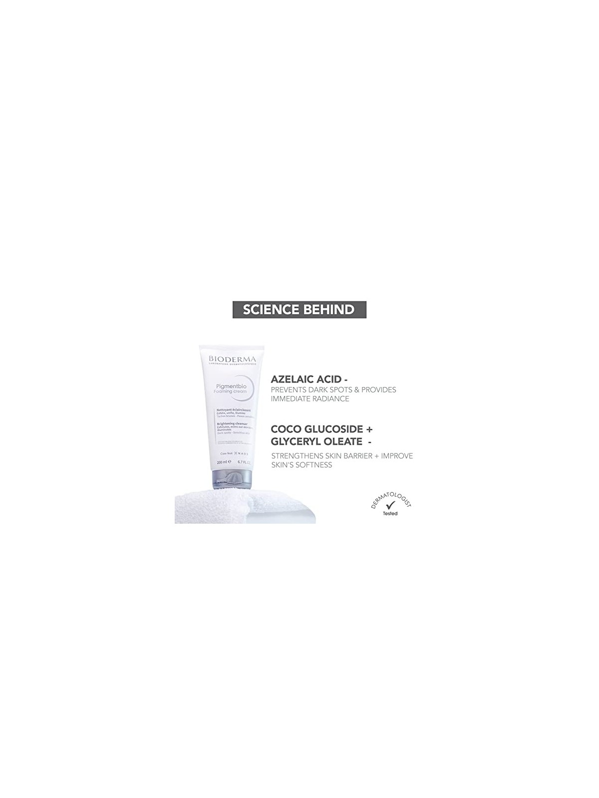 Bioderma Pigmentbio Foaming Cream Brightening Cleanser 200ml