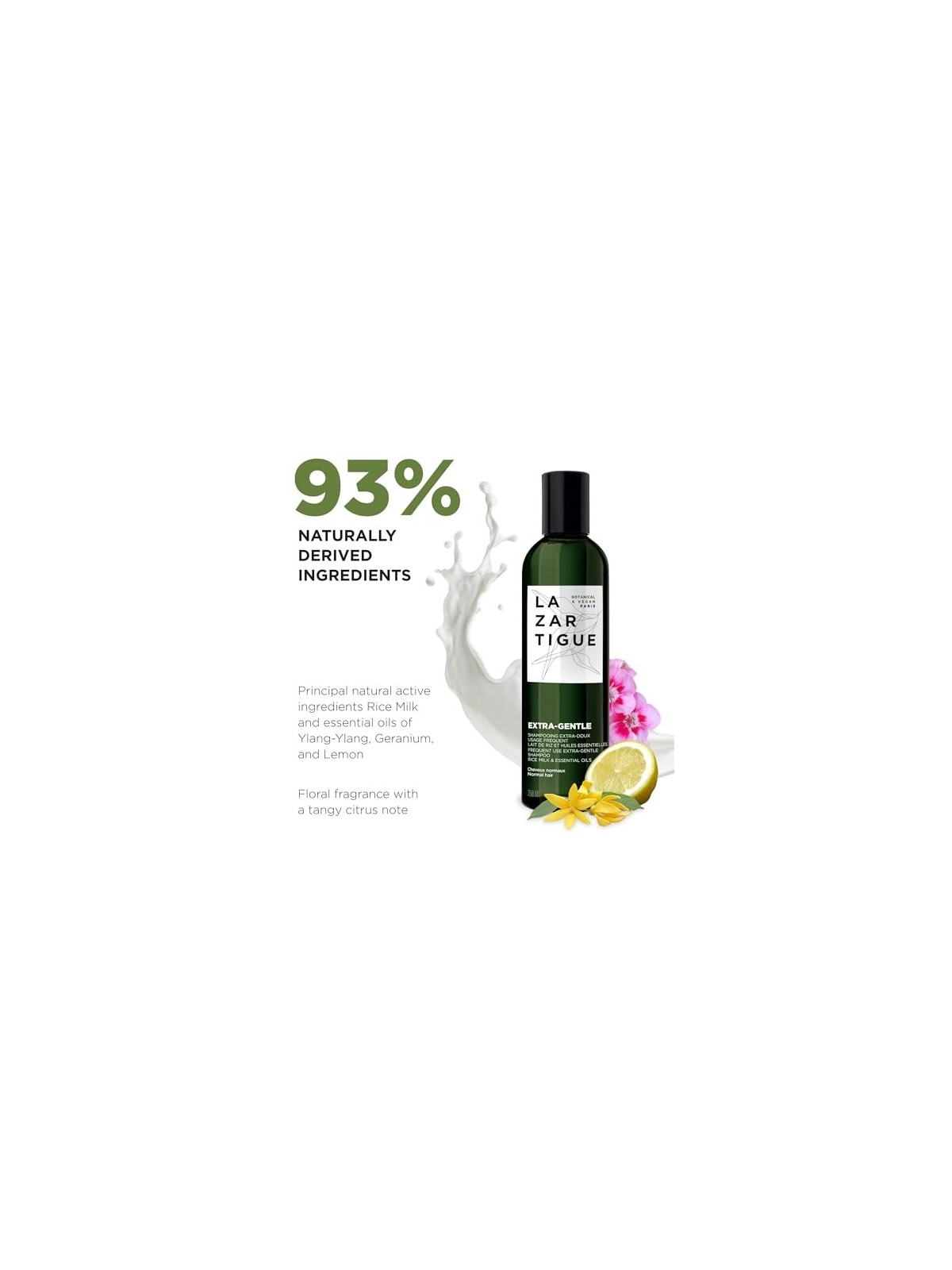 Lazartigue Vegan Extra-Gentle Shampoo for Hair