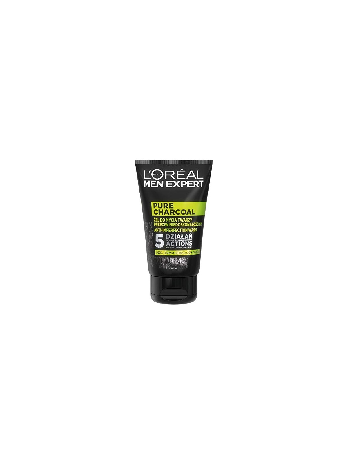 LOREAL Men Expert gel detergente viso antiimperfezioni Carbone Puro 100ml