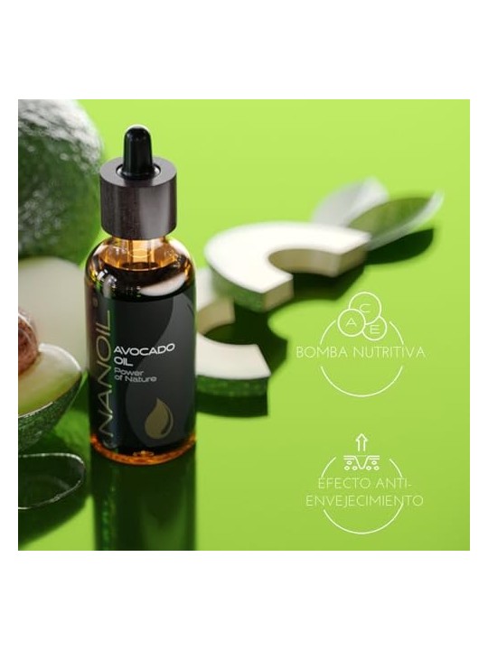 Nanoil Olio di Avocado per capelli e corpo 50ml