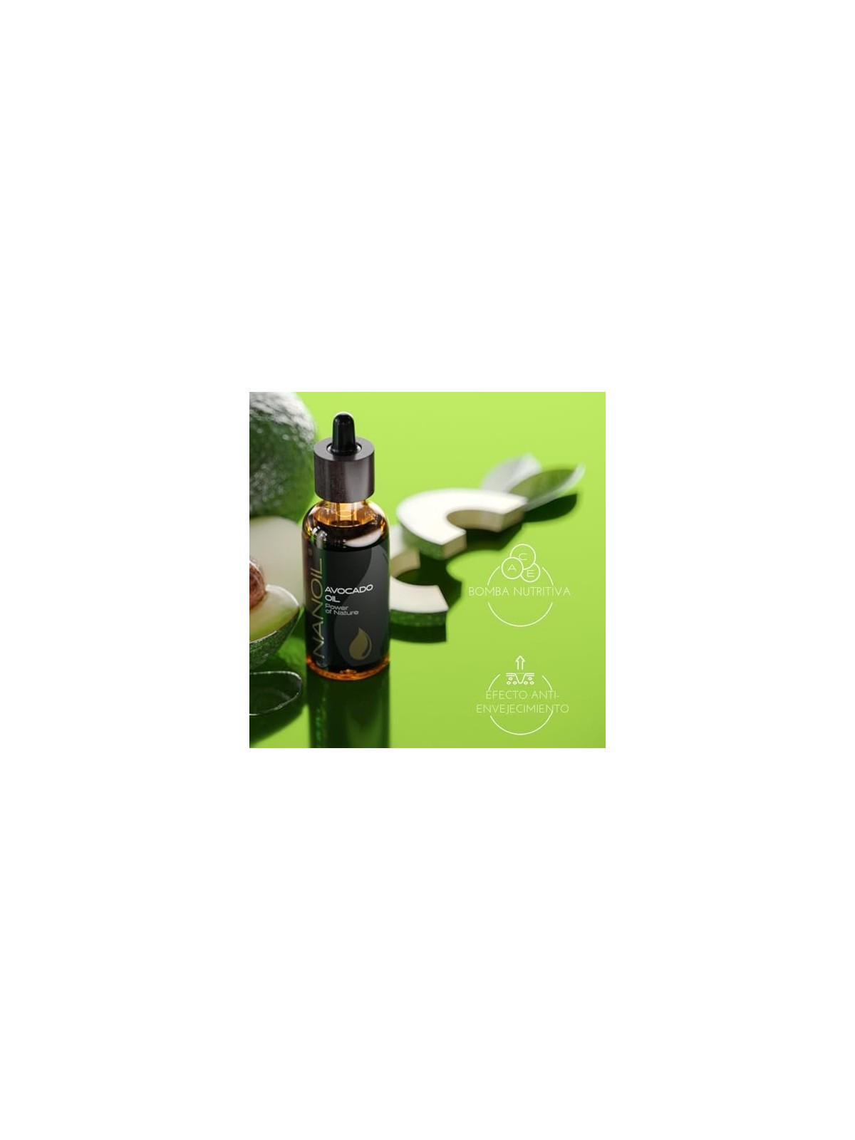 Nanoil Olio di Avocado per capelli e corpo 50ml