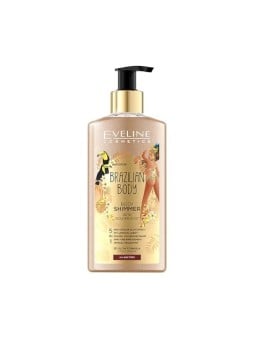 EVELINE Brazilian Body shimmer con polvere d'oro 150ml