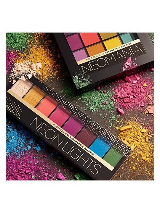 EVELINE Neon Lights Palette tavolozza ombretti 8g