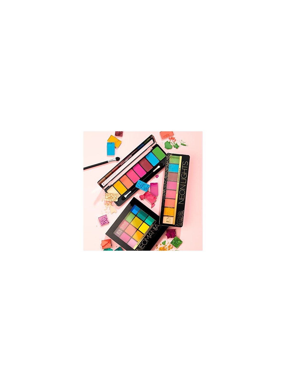 EVELINE Neon Lights Palette tavolozza ombretti 8g