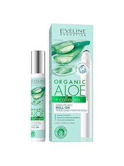 EVELINE Contorno occhi modellante rollon idratante Aloe  Collagene biologico per tutti i tipi di pelle 15ml