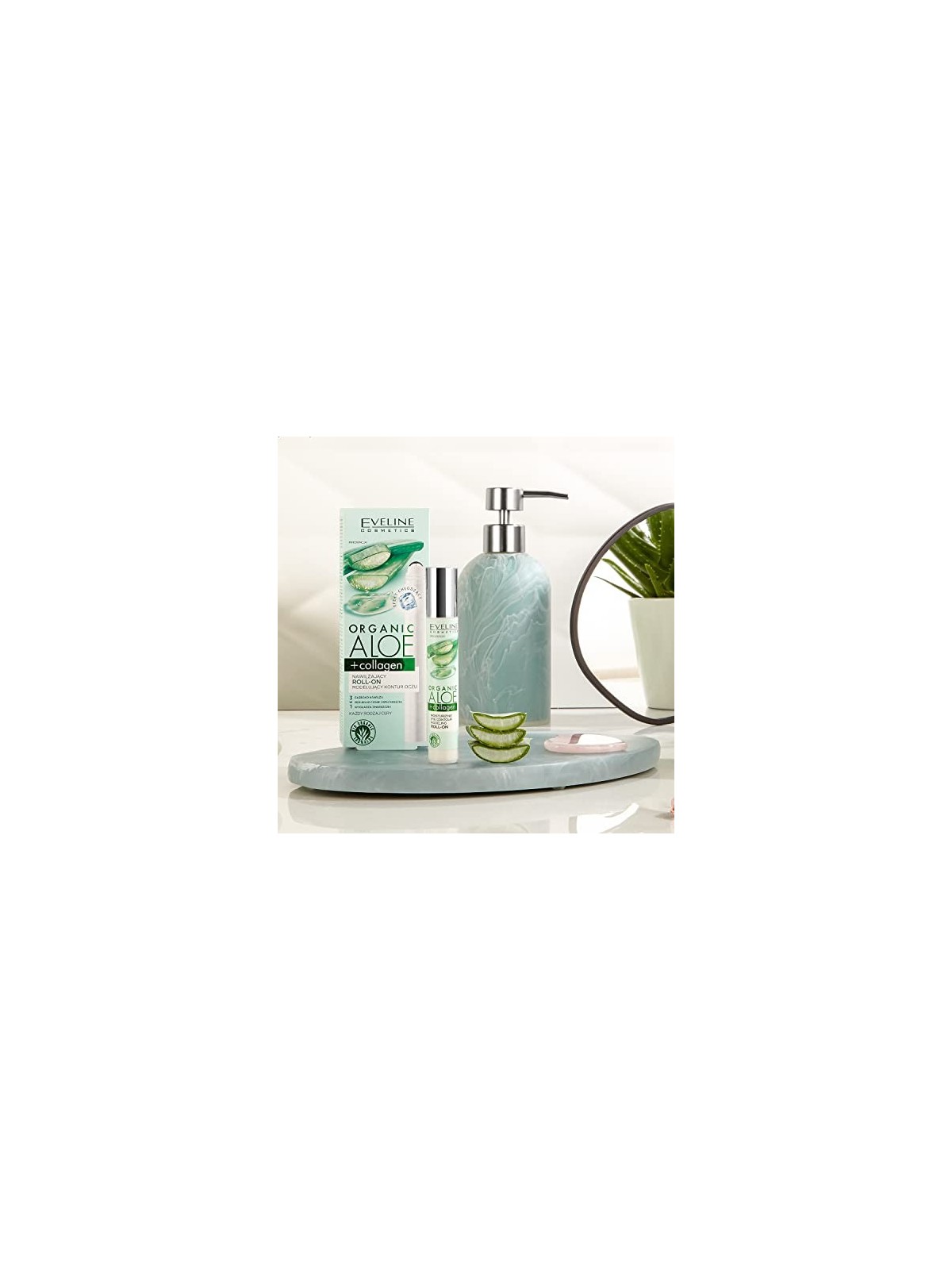 EVELINE Contorno occhi modellante rollon idratante Aloe Collagene biologico per tutti i tipi di pelle 15ml Eveline Cosmetics www