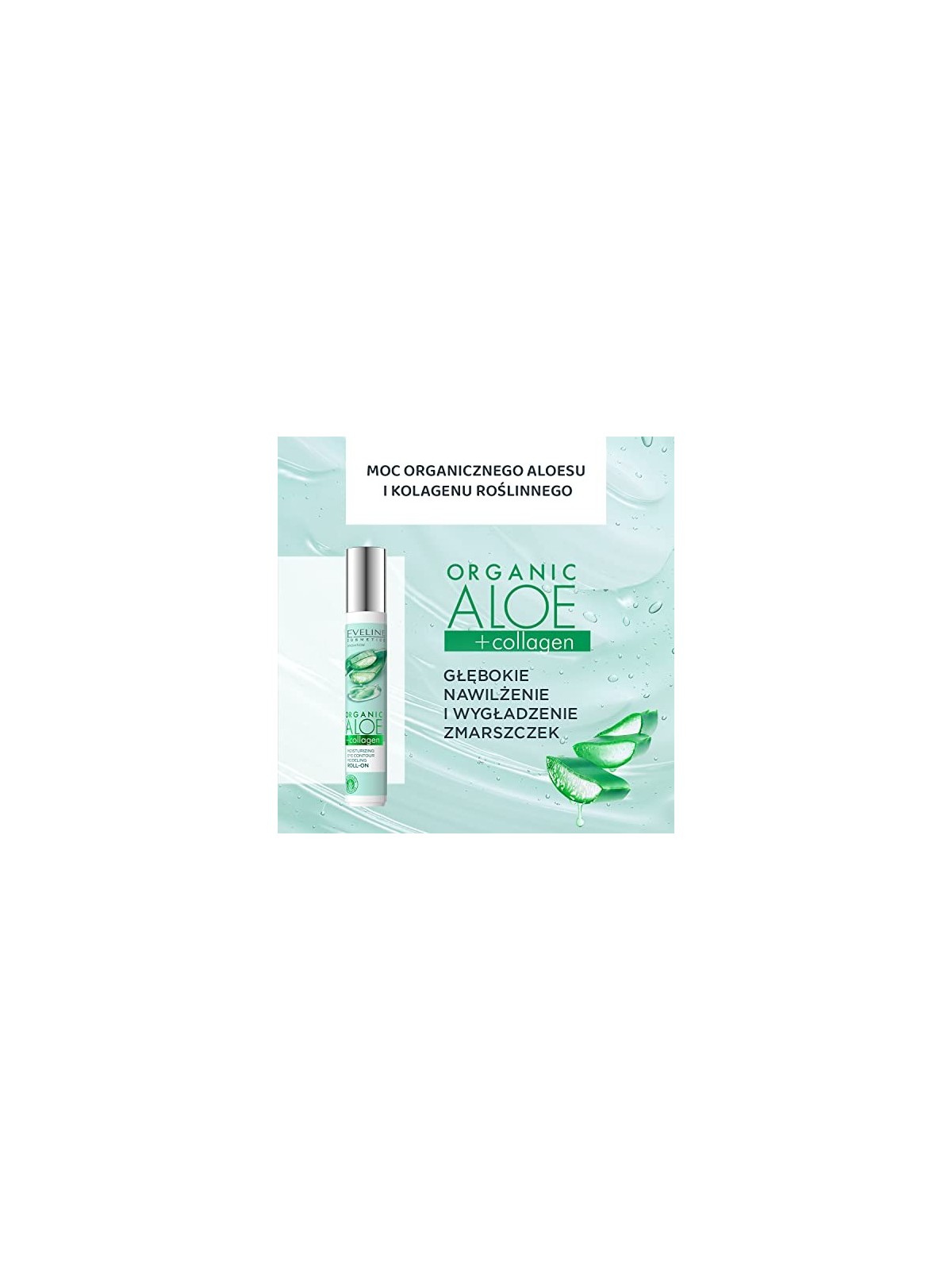 EVELINE Contorno occhi modellante rollon idratante Aloe Collagene biologico per tutti i tipi di pelle 15ml Eveline Cosmetics www