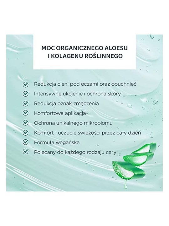 EVELINE Contorno occhi modellante rollon idratante Aloe Collagene biologico per tutti i tipi di pelle 15ml Eveline Cosmetics www