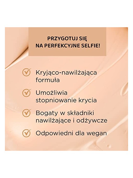 Fondotinta e correttore EVELINE Selfie Time 02 Ivory 30ml