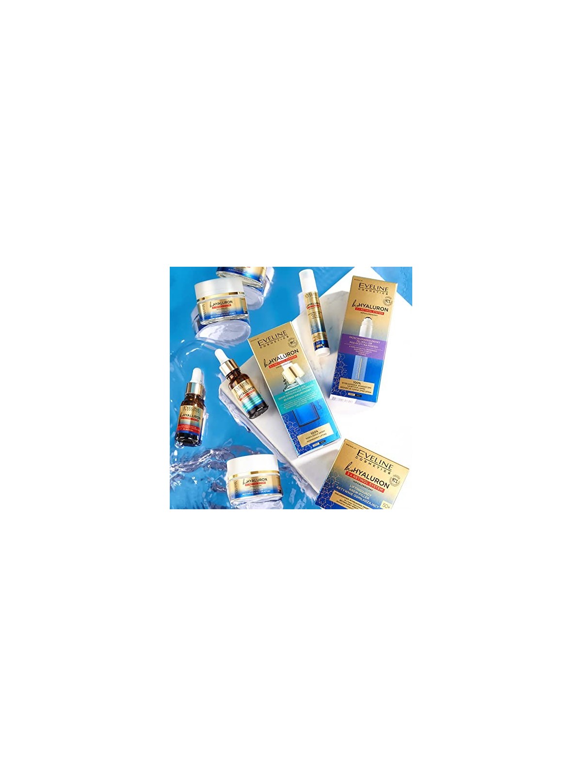 EVELINE Biohyaluron 3xRetinol Sistema antirughe gel occhi rollon