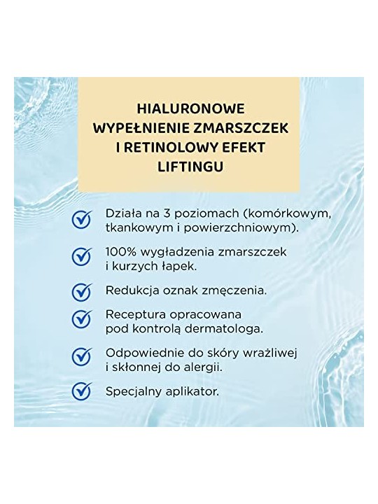 EVELINE Biohyaluron 3xRetinol Sistema antirughe gel occhi rollon