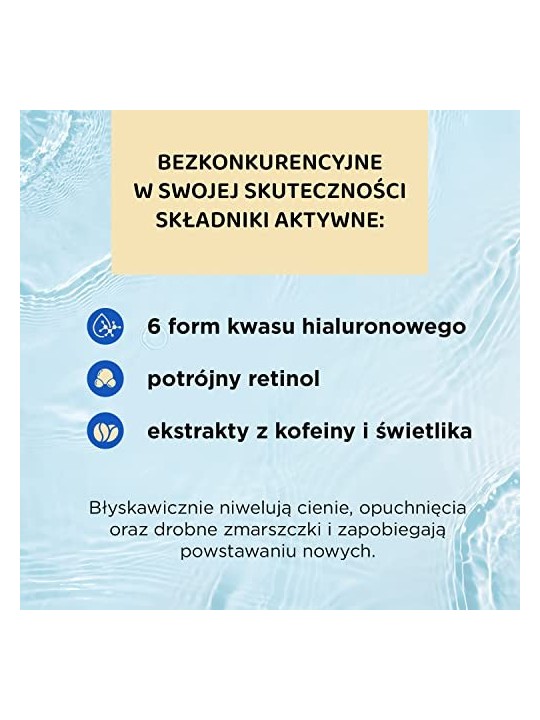 EVELINE Biohyaluron 3xRetinol Sistema antirughe gel occhi rollon
