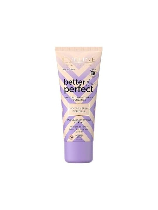 Fondotinta idratante e coprente 04 Natural Beige 30ml
