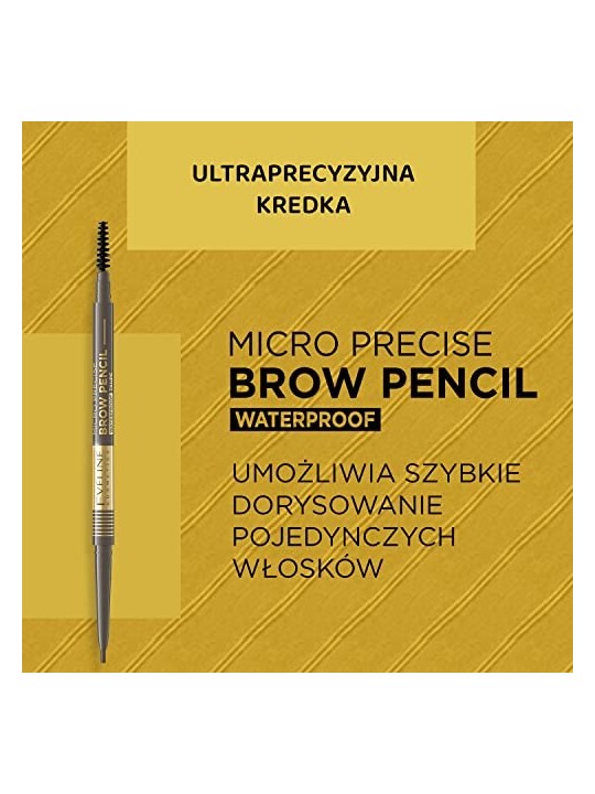 EVELINE Matita per sopracciglia Micro Precise 01 Tortora