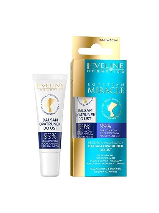 EVELINE Egyptian Miracle balsamo labbra rigenerante e lenitivo 12ml