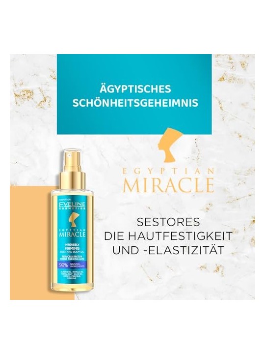 EVELINE Egyptian Miracle olio intensamente rassodante per seno e corpo 150ml Eveline Cosmetics www.essenzetotalstyle.com 