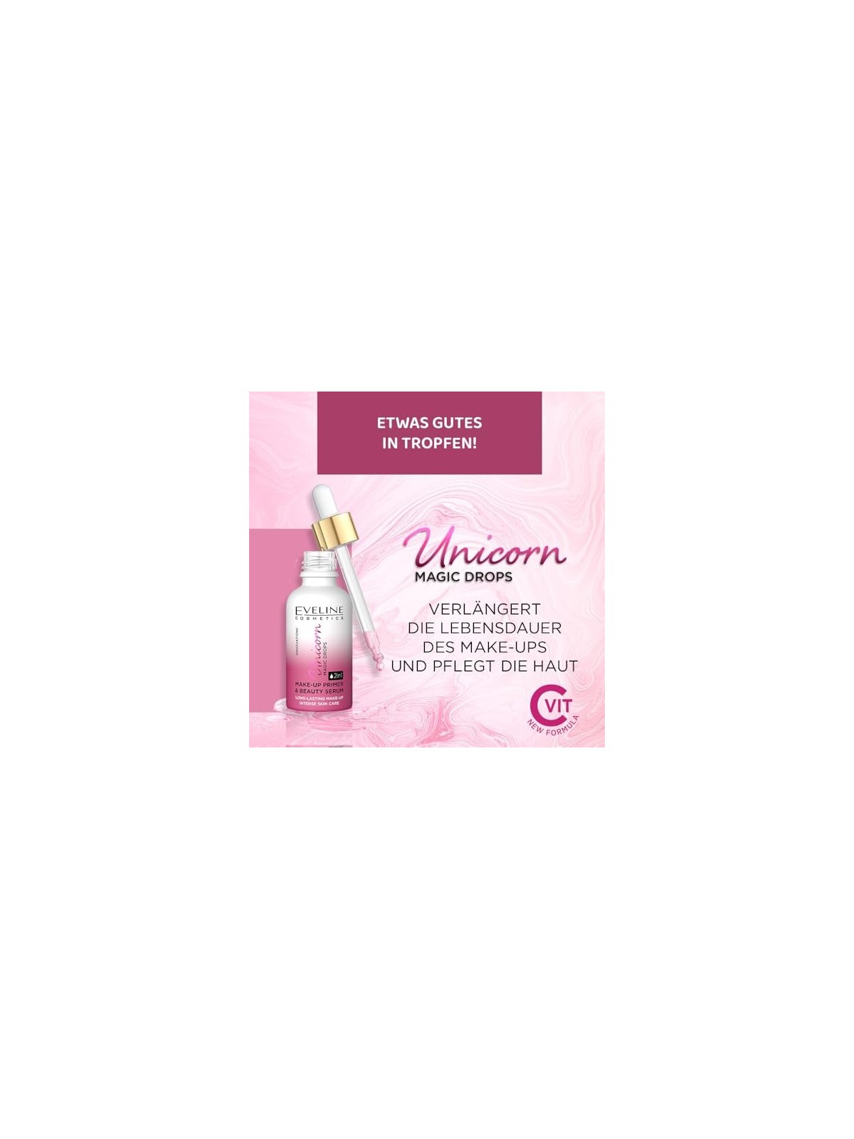 Unicorn Magic Drops Makeup Primer & Beauty Serum 2in1 30ml