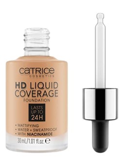 Catrice HD FONDOTINTA LIQUIDO COPERTURA totale dura fino a 24h 046camel beige 30ml donna
