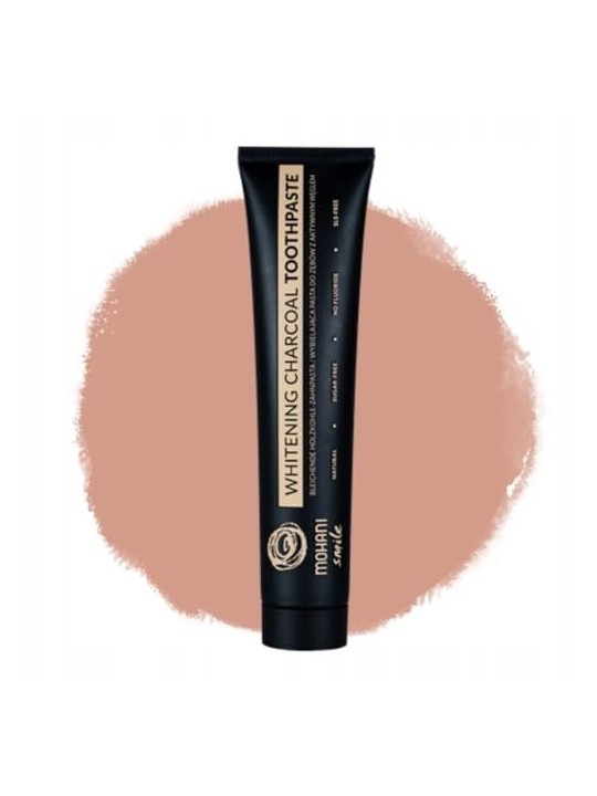 Whitening Charcoal Dentifricio pasta sbiancante naturale carbone attivo 75ml