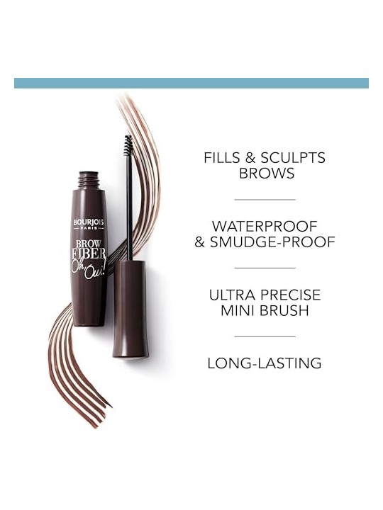 Bourjois Oh Oui Mascara per Sopracciglia con Fibre 6 8 ml 002 donna