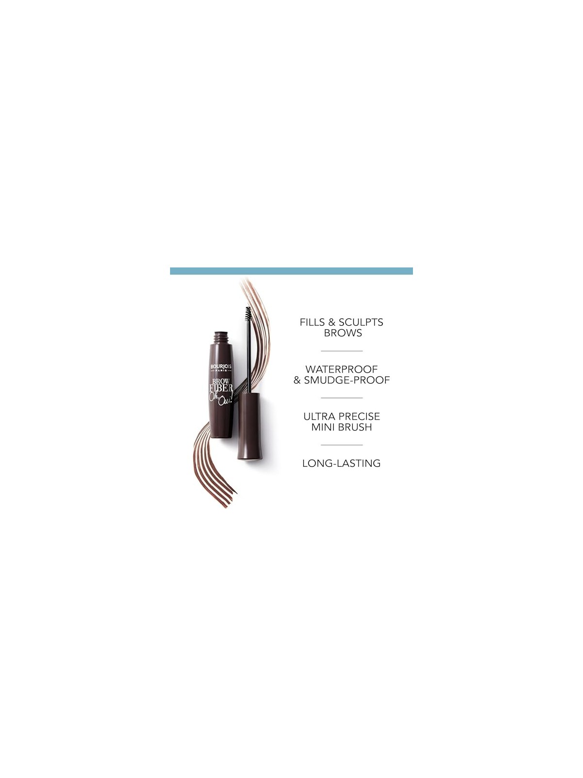 Bourjois Oh Oui Mascara per Sopracciglia con Fibre 6 8 ml 002 donna
