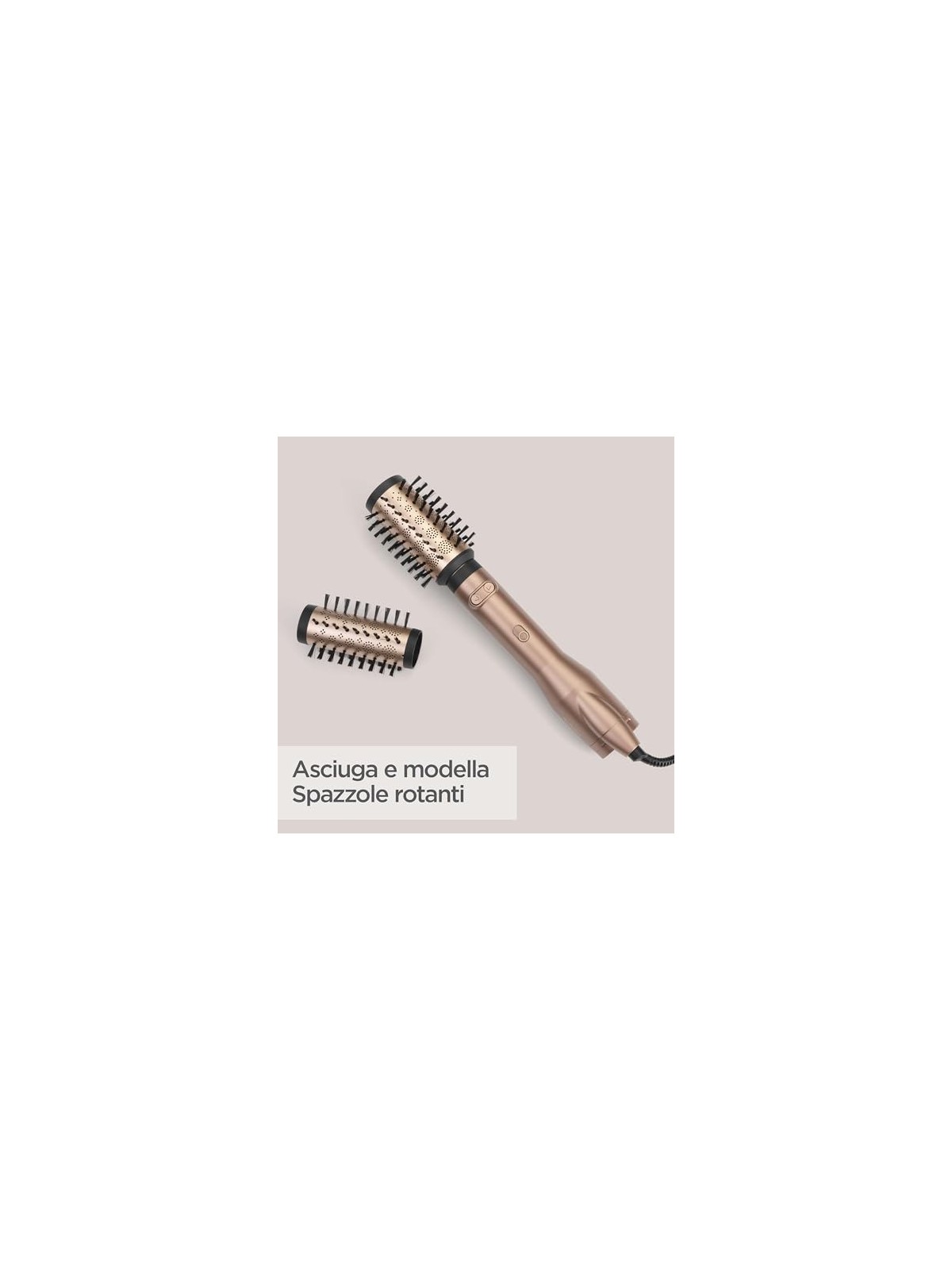 Babyliss SPIN BRUSH AS952E big hair dual 1 unit unisex