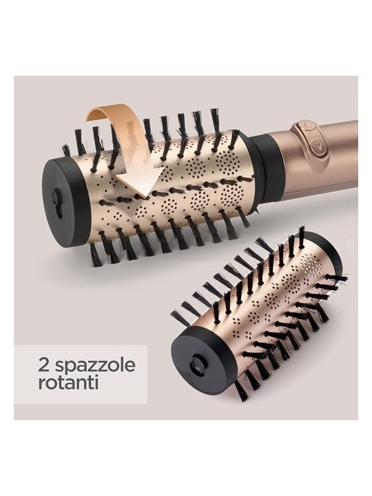 Babyliss SPIN BRUSH AS952E big hair dual 1 unit unisex