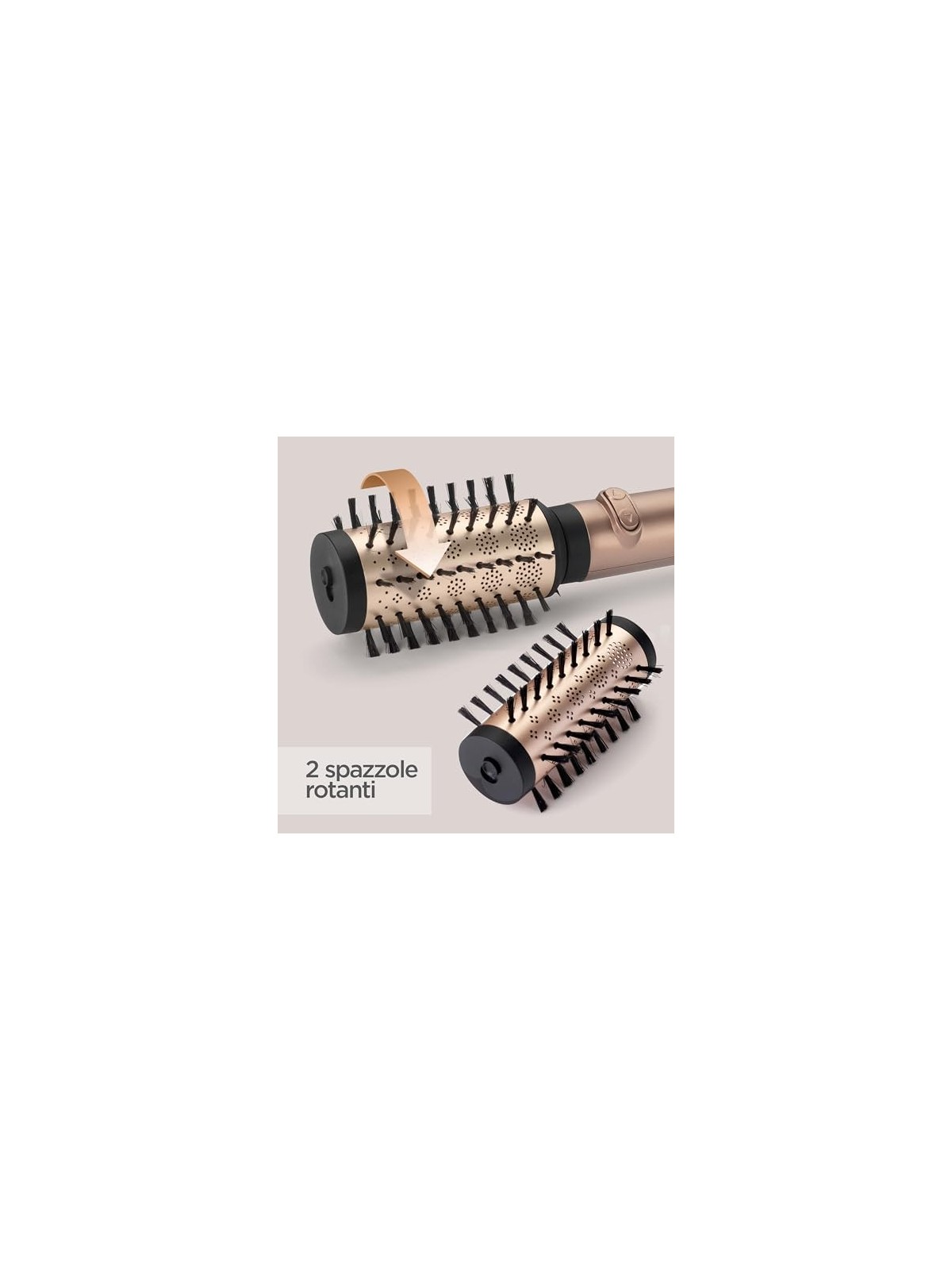 Babyliss SPIN BRUSH AS952E big hair dual 1 unit unisex