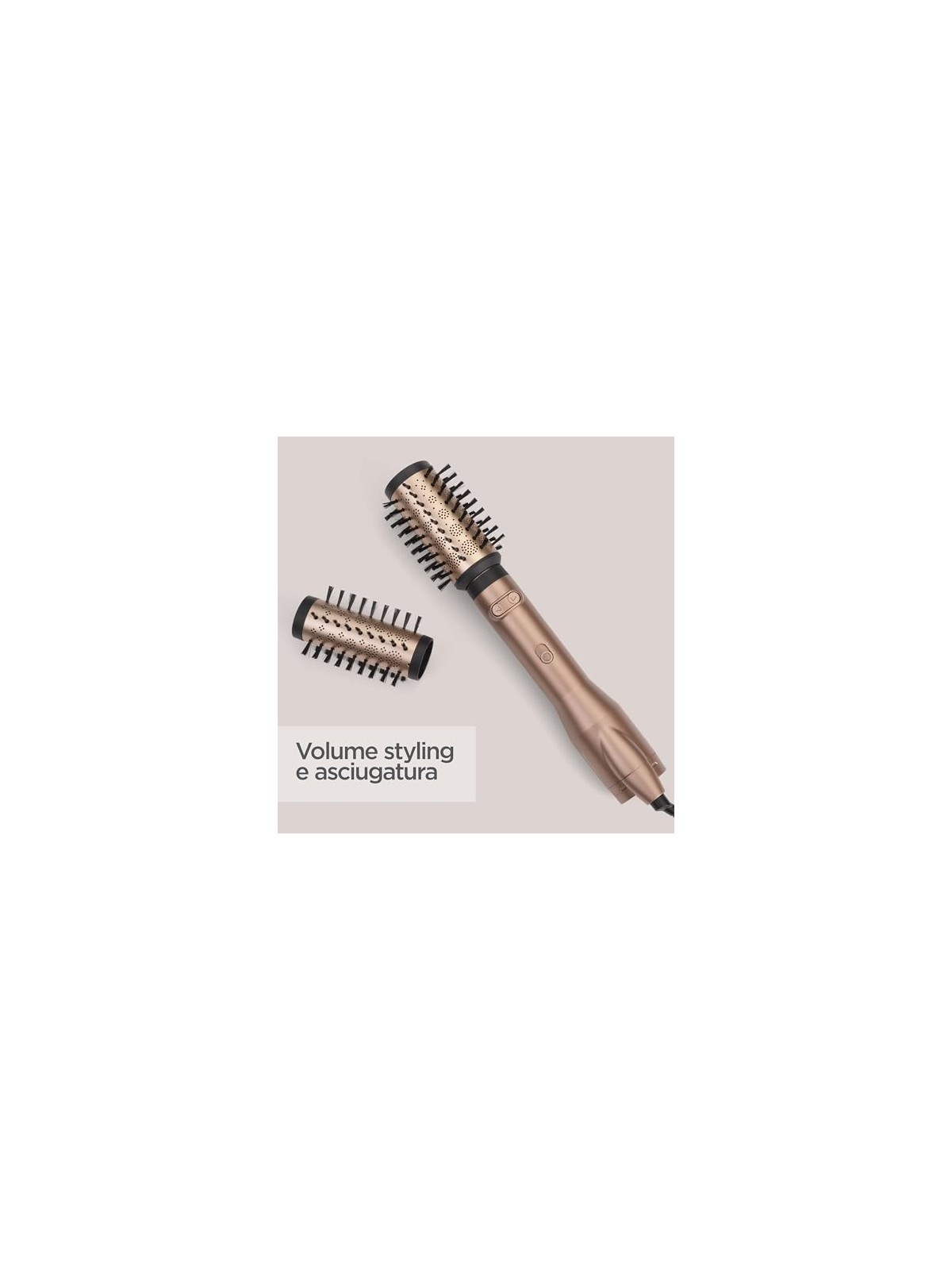 Babyliss SPIN BRUSH AS952E big hair dual 1 unit unisex