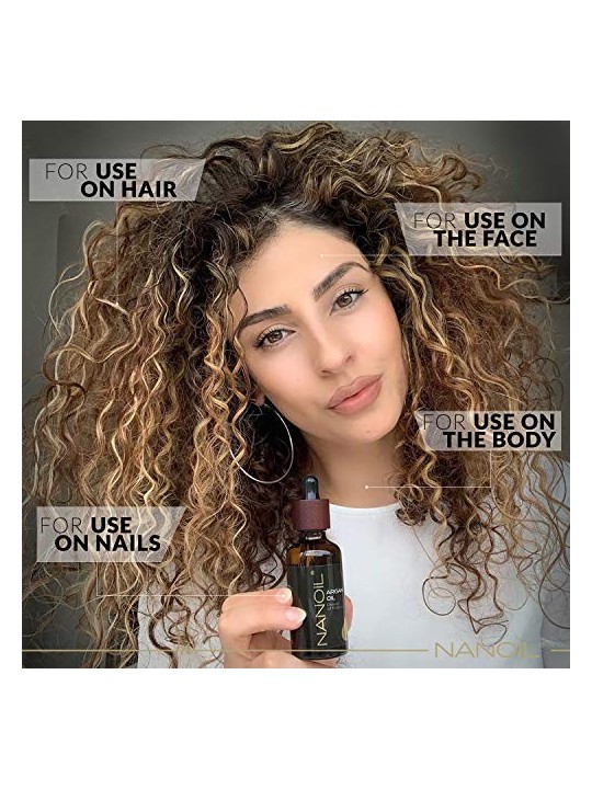 Nanoil Olio di Argan per capelli e corpo 50ml