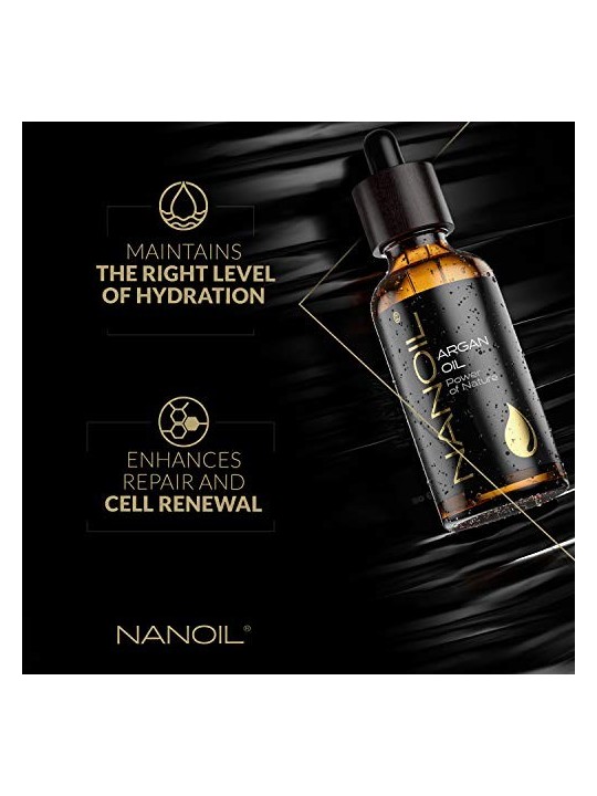 Nanoil Olio di Argan per capelli e corpo 50ml