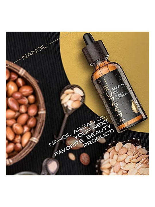 Nanoil Olio di Argan per capelli e corpo 50ml