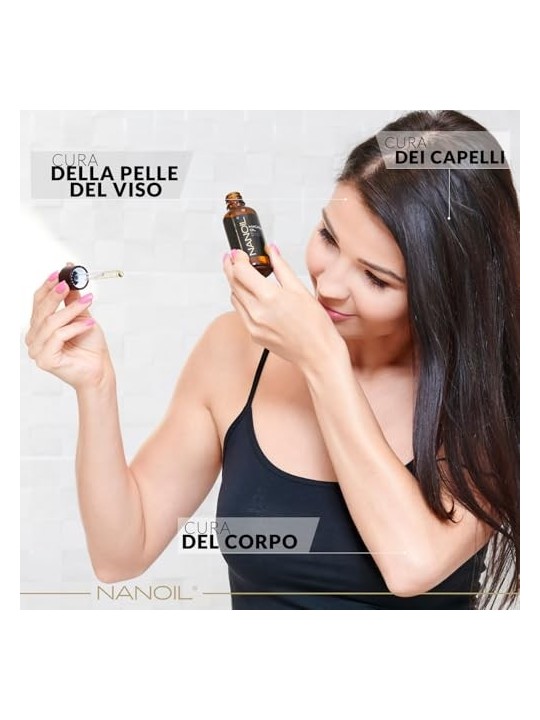 Nanoil Olio di Macadamia per capelli e corpo 50ml