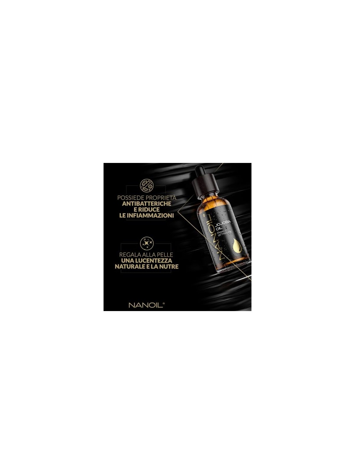 Nanoil Olio di Jojoba Olio per capelli donna 50ml