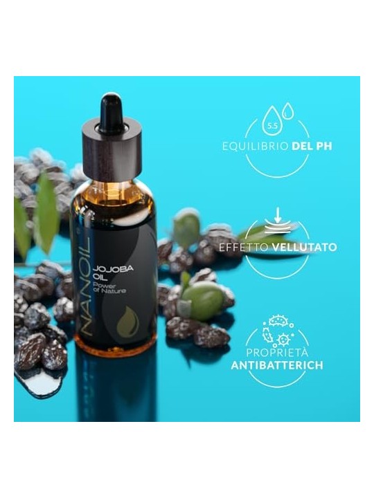 Nanoil Olio di Jojoba Olio per capelli donna 50ml