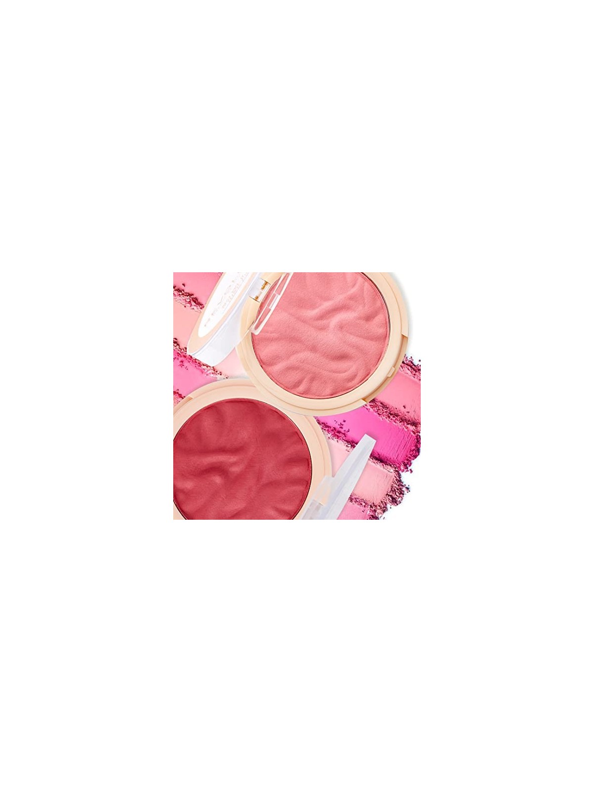 Makeup Revolution Reloaded Powder Blush Fard in polvere 75 g Peach Bliss