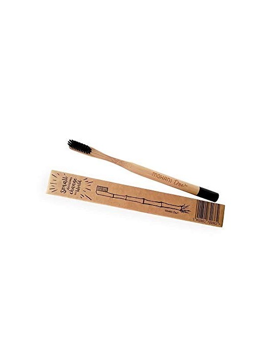 Spazzolino Bamboo nero Medio