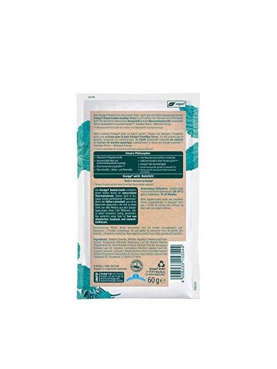 Kneipp Sale da bagno Addio stress 600g