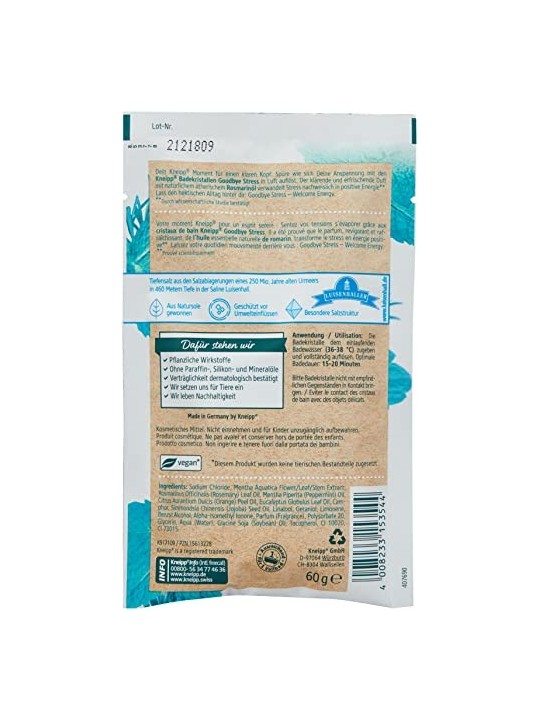 Kneipp Sale da bagno Addio stress 600g