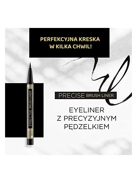EVELINE Precise Brush Liner Pennello per eyeliner Deep Black