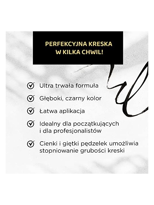 EVELINE Precise Brush Liner Pennello per eyeliner Deep Black