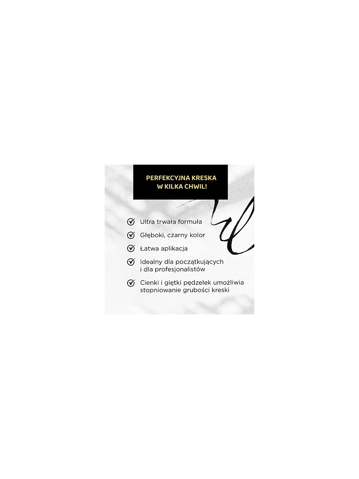 EVELINE Precise Brush Liner Pennello per eyeliner Deep Black