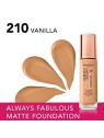 Bourjois Always Fabulous 24H MakeUp SPF20 Trucco 30 ml donna  210 Vanilla