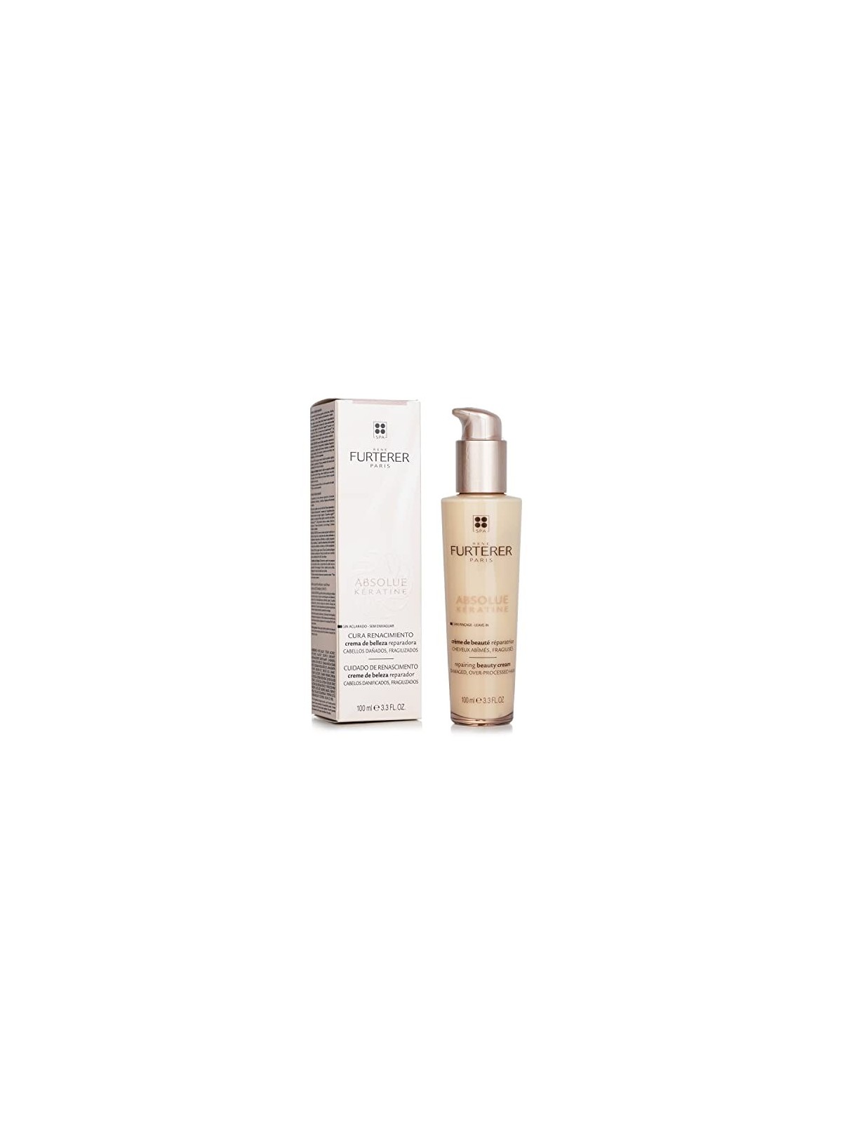 Rene Furterer Absolue Keratine Repairing Beauty Cream capelli fragili molto danneggiati donna 100ml