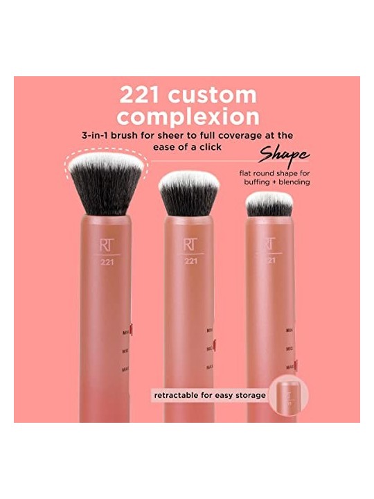 Pennello innovativo per copertura trucco personalizzata