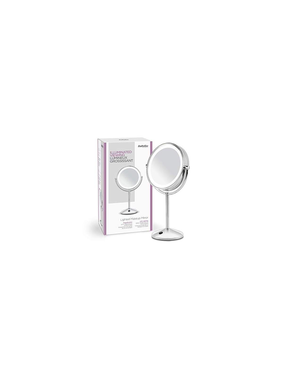 Babyliss 9436E Specchio per trucco LED a due facce 1 unit unisex