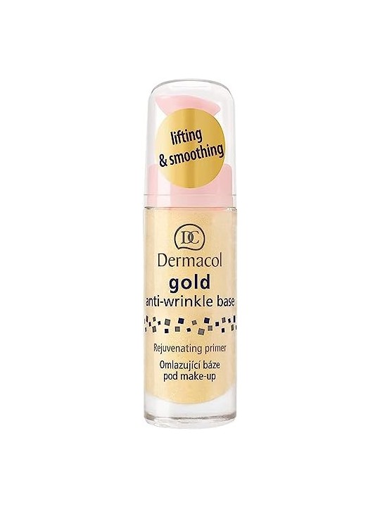 Dermacol Base antirughe dorata Base ringiovanente sotto il trucco con oro donna 20ml
