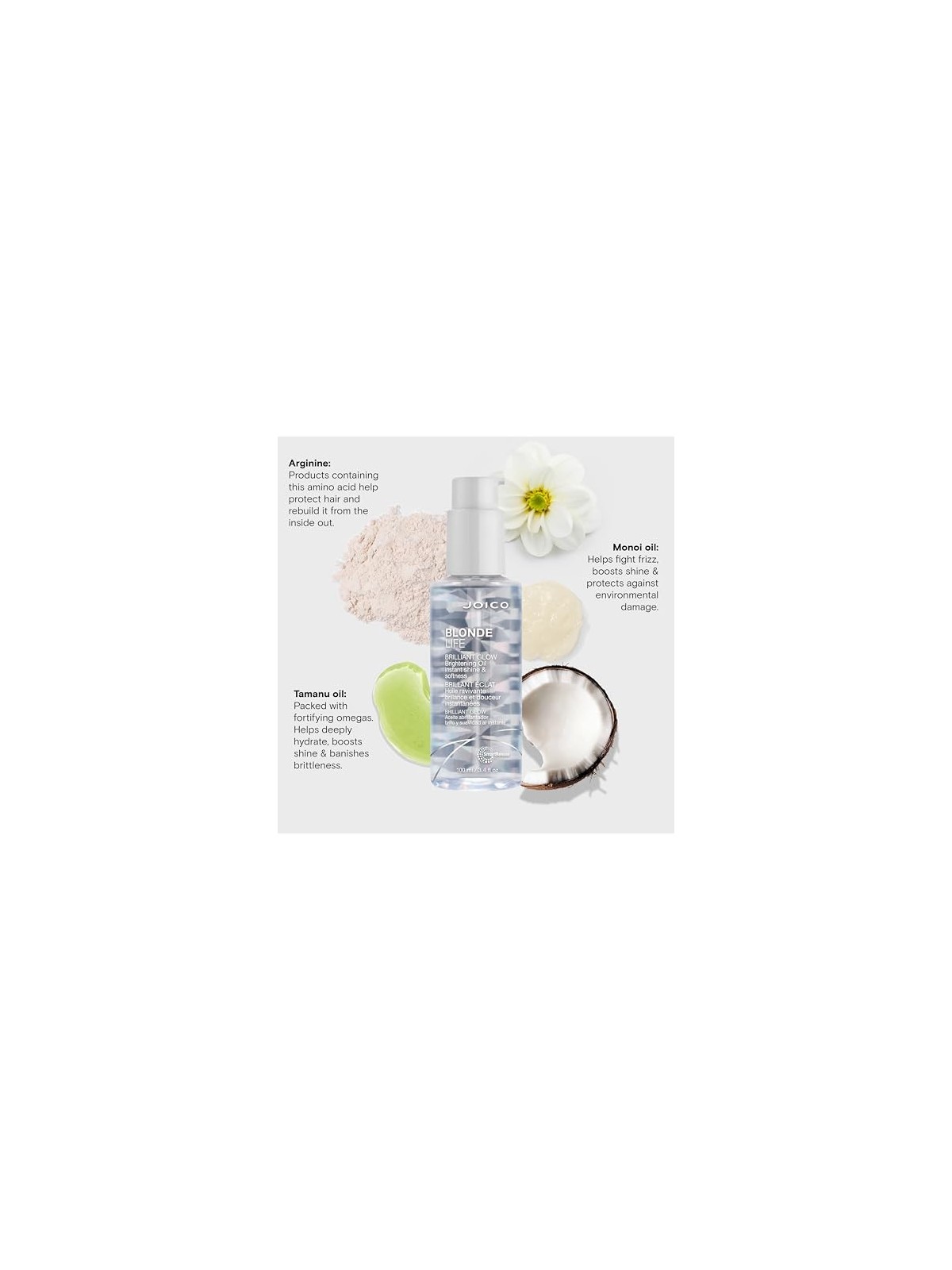 Joico Blonde Life Brilliant Glow Brightening Oil 100ml